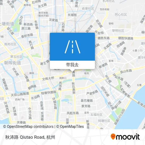 秋涛路 Qiutao Road地图
