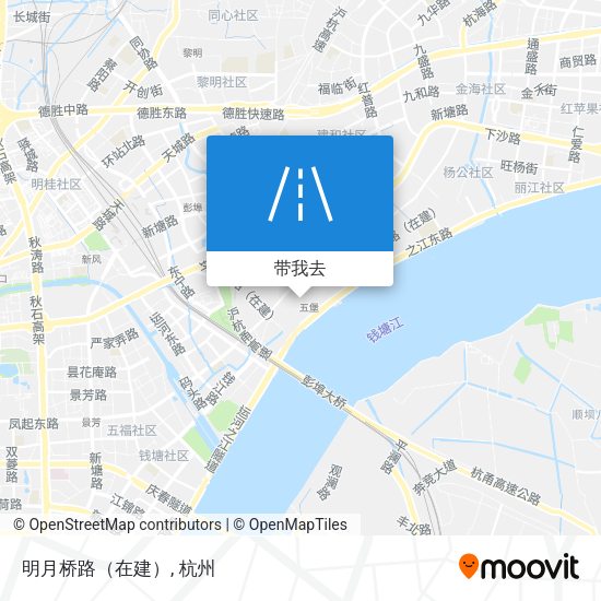明月桥路（在建）地图