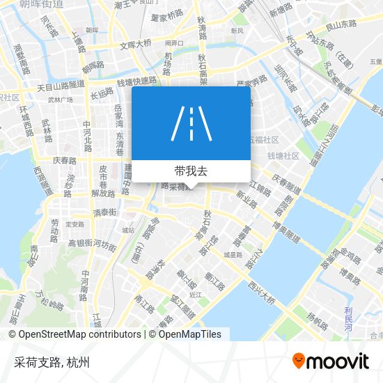 采荷支路地图
