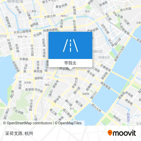 采荷支路地图