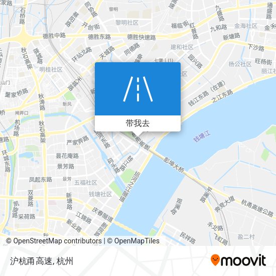 沪杭甬高速地图