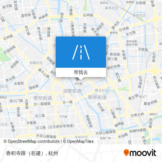 香积寺路（在建）地图