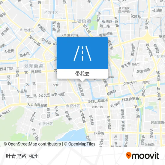 叶青兜路地图