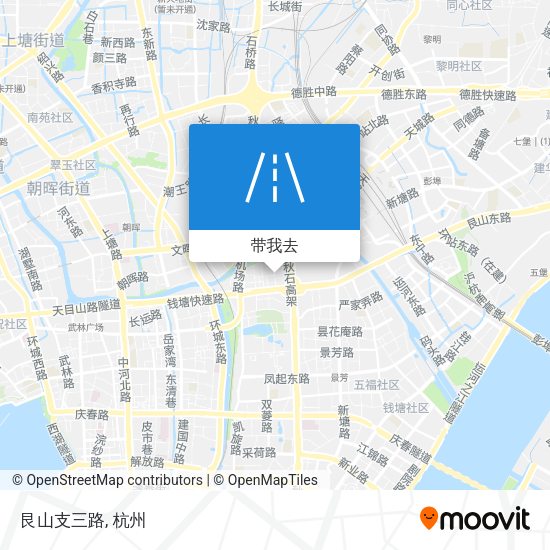 艮山支三路地图
