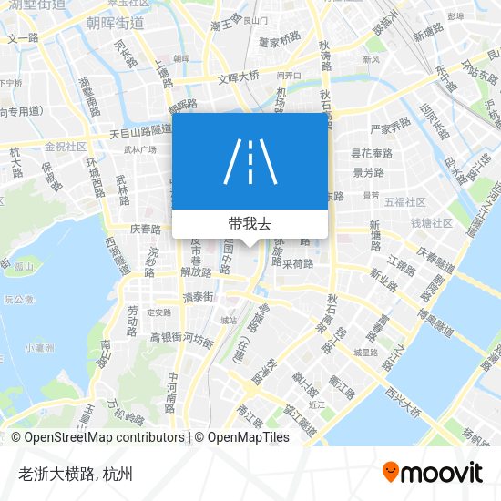 老浙大横路地图