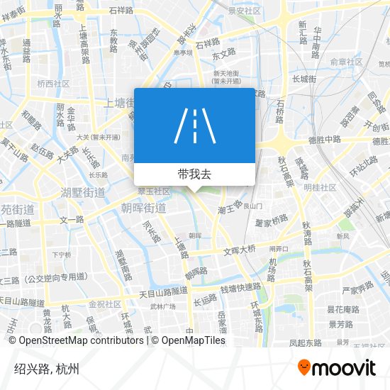 绍兴路地图
