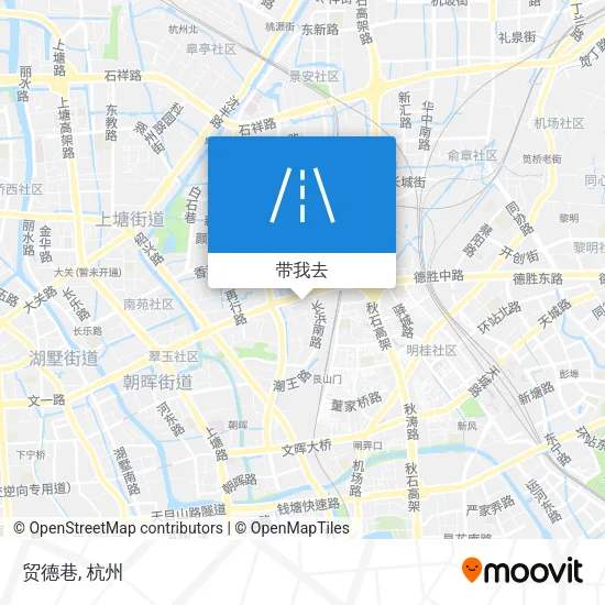贸德巷地图