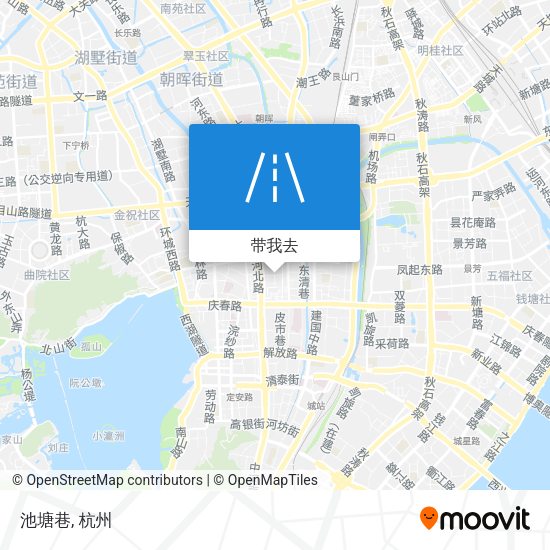 池塘巷地图