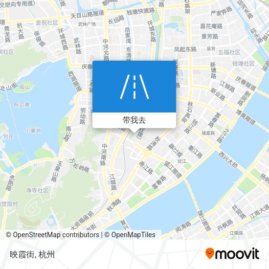 映霞街地图