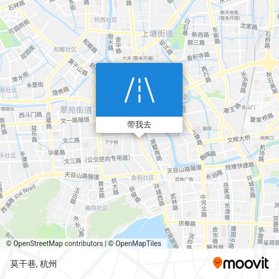 莫干巷地图