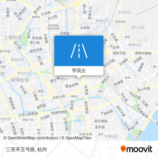 三里亭五号路地图