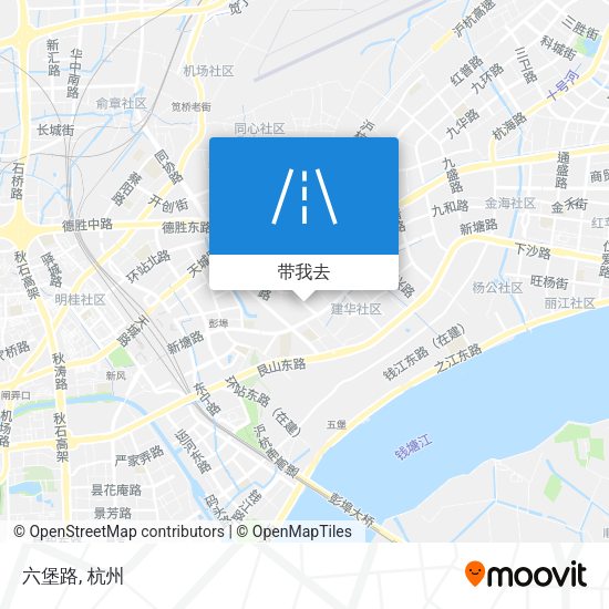 六堡路地图