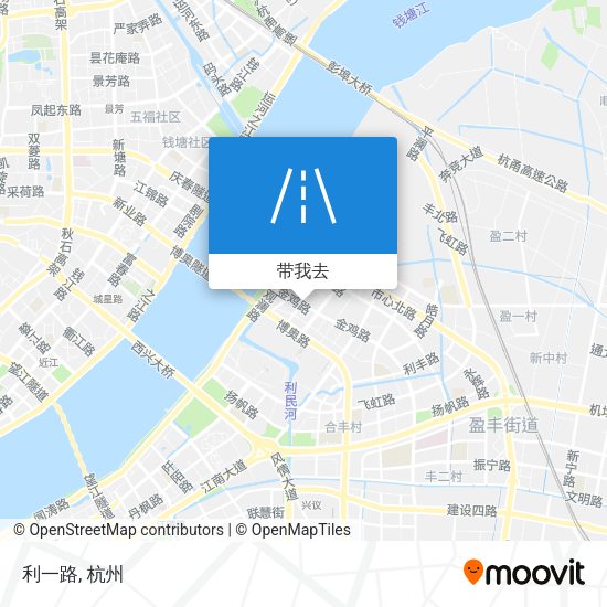 利一路地图