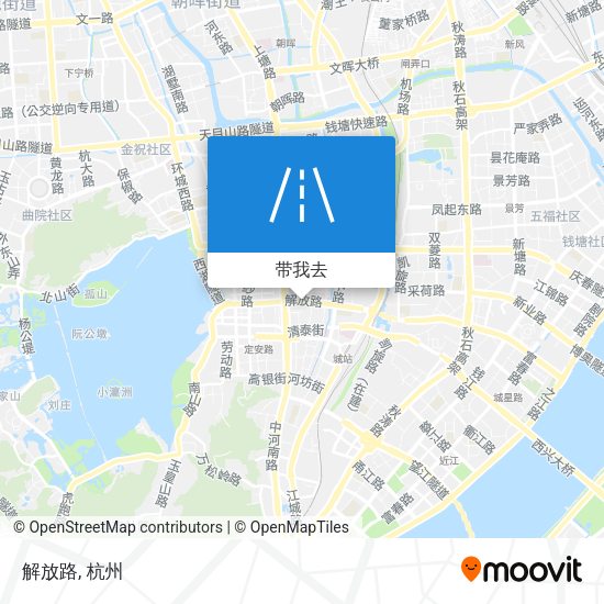 解放路地图