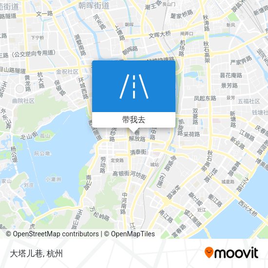 大塔儿巷地图