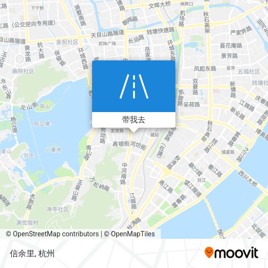 信余里地图