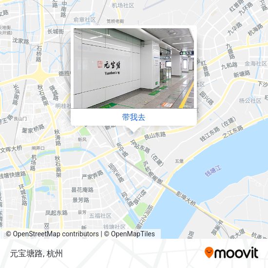 元宝塘路地图