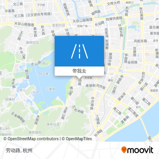 劳动路地图