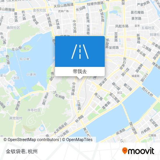 金钗袋巷地图