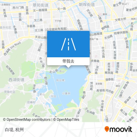 白堤地图