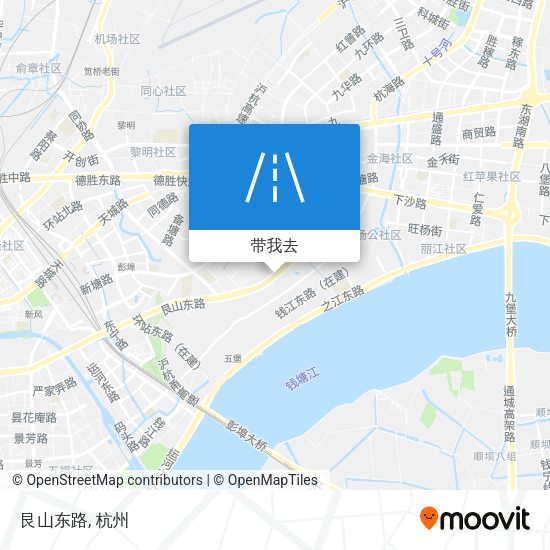 艮山东路地图