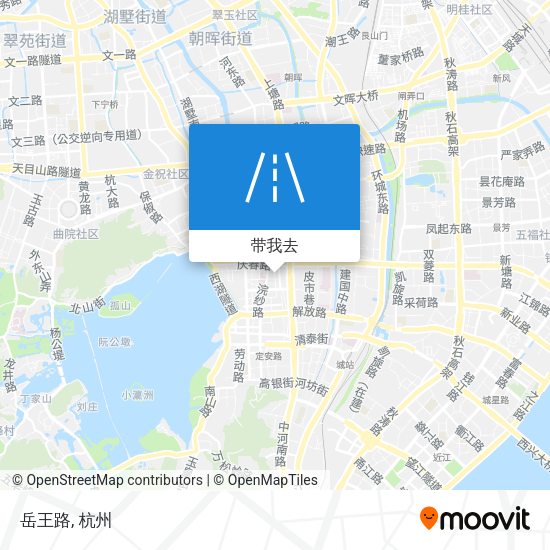 岳王路地图