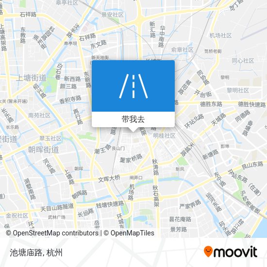 池塘庙路地图