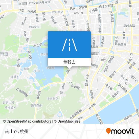 南山路地图