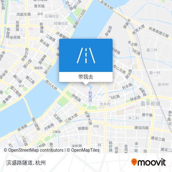 滨盛路隧道地图