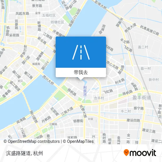 滨盛路隧道地图