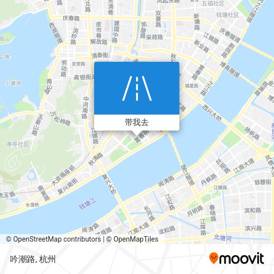 吟潮路地图