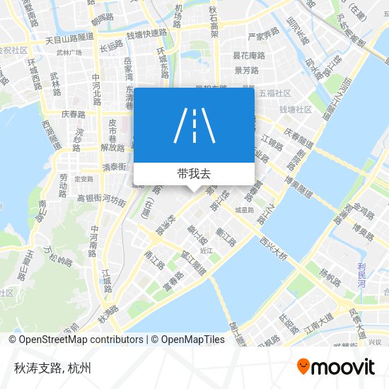 秋涛支路地图