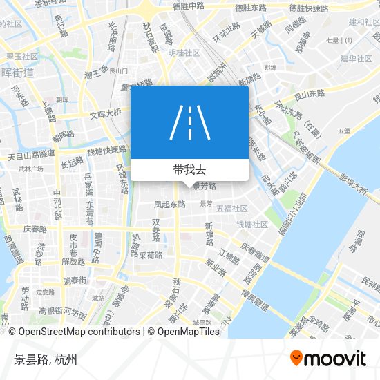 景昙路地图