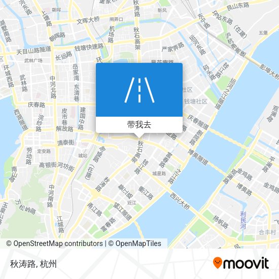 秋涛路地图