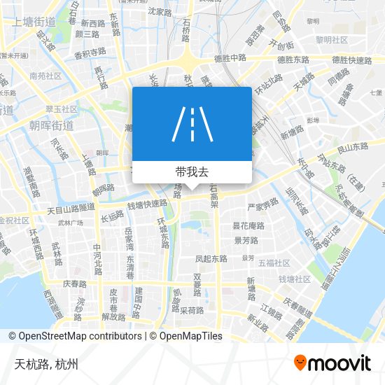 天杭路地图
