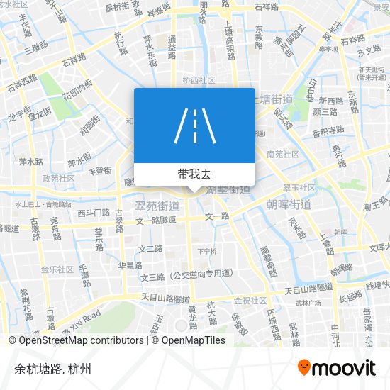 余杭塘路地图