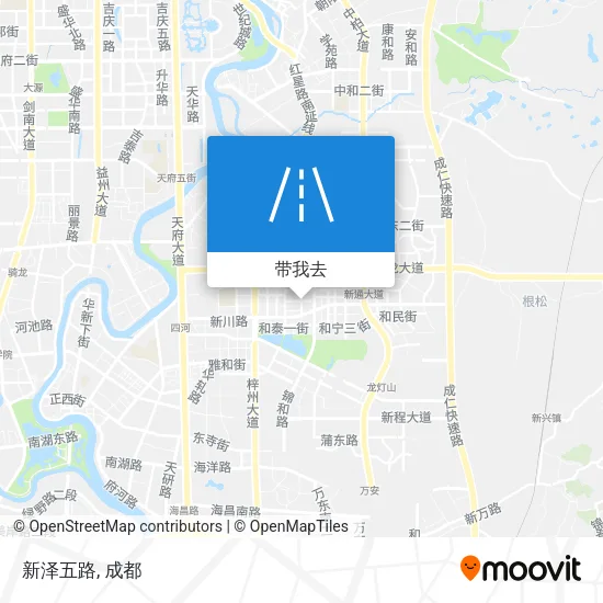 新泽五路地图