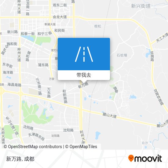 新万路地图