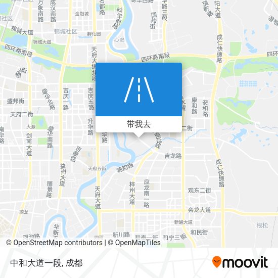 中和大道一段地图