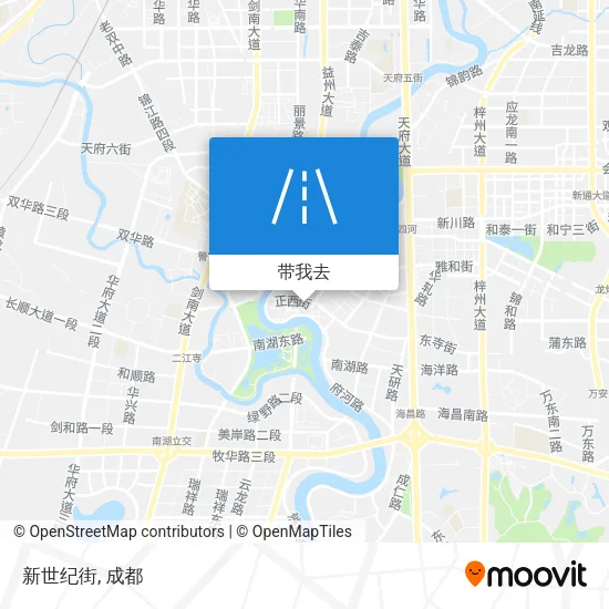 新世纪街地图