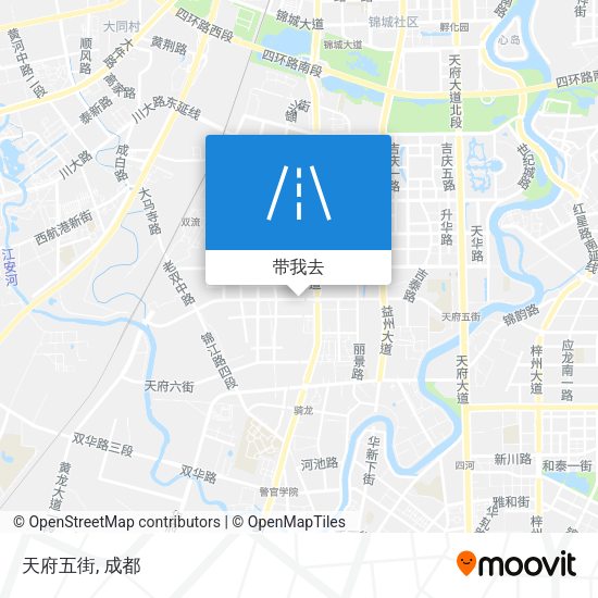 天府五街地图