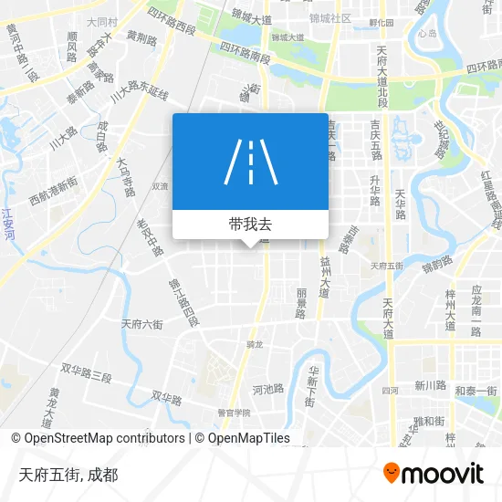 天府五街地图