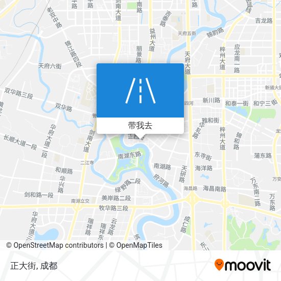 正大街地图