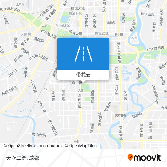天府二街地图