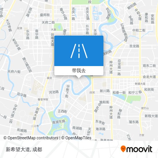 新希望大道地图