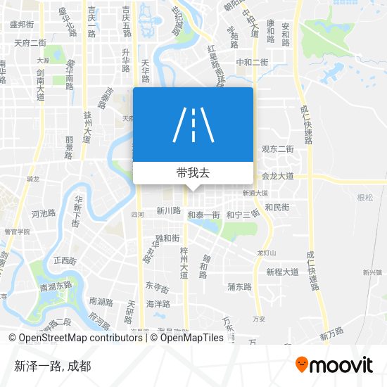 新泽一路地图