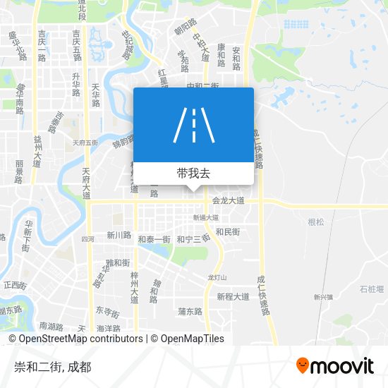崇和二街地图