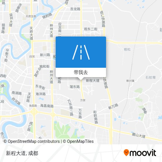 新程大道地图