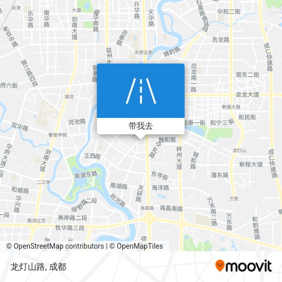 龙灯山路地图