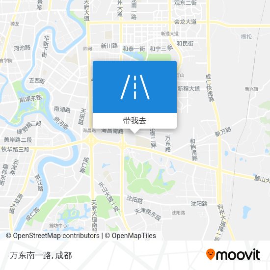万东南一路地图